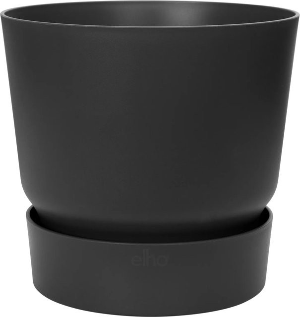 Elho Pflanzgefäß Greenville rund, Durchmesser: 47 cm, schwarz - Bild 1