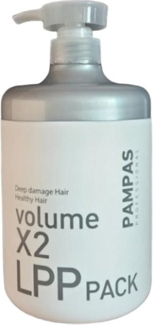 PAMPAS Volume X2 LPP Haarmaske, 1000 ml, für strapaziertes Haar - Bild 1
