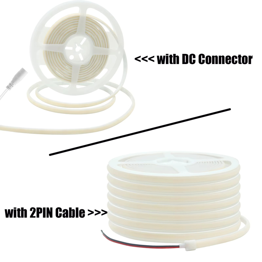 HEGEHE COB LED Streifen IP67 wasserdicht für Outdoor und Home Decor mit 2PIN/DC Kabel in den Farbtemperaturen 3000K, 4000K oder 6000K - Bild 4