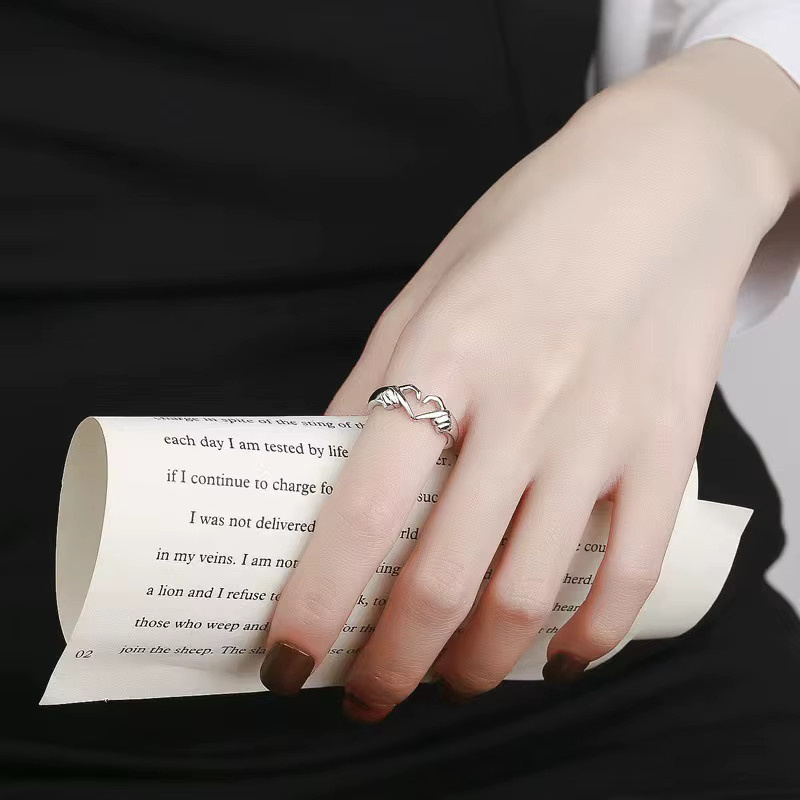 YDSMOSO Ring 925 Silber, Liebesherz, Damen - Bild 1