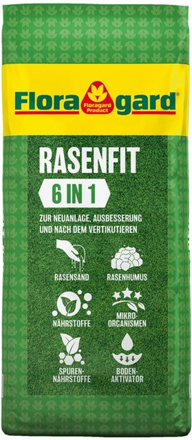 Floragard Rasenfit 6 in 1 Pflanzentonic für deinen Rasen, 18 l - Bild 1