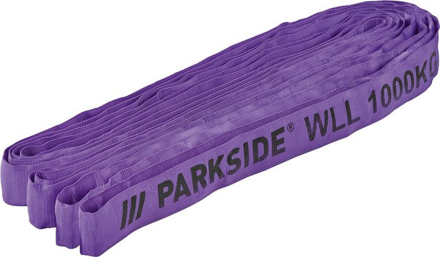 Parkside Hebeschlinge 4er Set in Purple mit 2m Länge und Tragkraft bis zu 2000kg - Bild 1