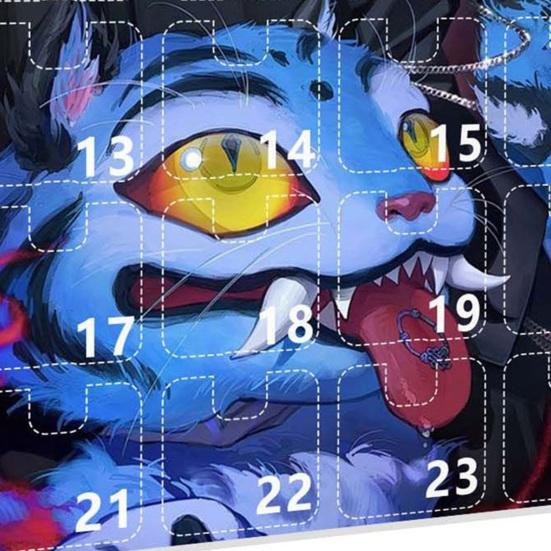 Aunel Dämonenjäger Adventskalender 2025 mit 24 Schlüsselanhänger-Geschenken - Bild 2