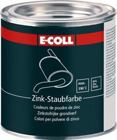 E-COLL Zink-Staubfarbe Silber, lösemittelbasiert, 375 ml - Bild 1