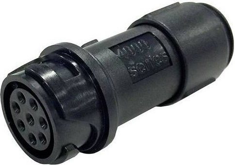 Bulgin PXP4011/04S/6065 Rundsteckverbinder in Schwarz - Bild 1