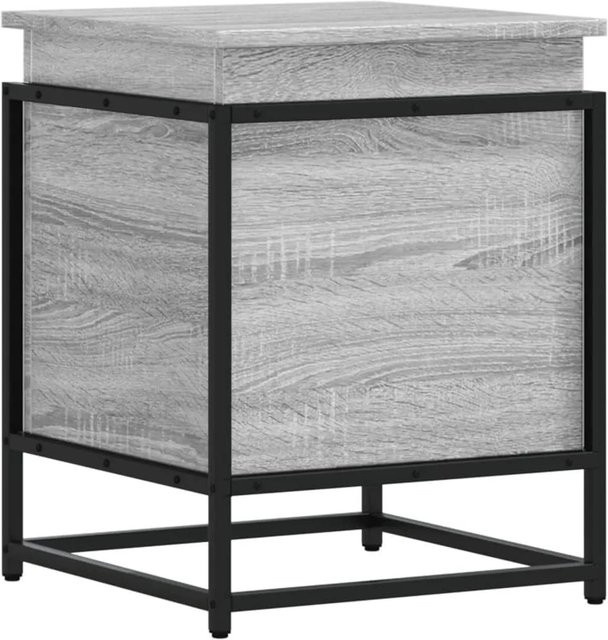 vidaXL Aufbewahrungsbox mit Deckel in Grau Sonoma, B/T/H: 40 x 40 x 51,5 cm - Bild 1