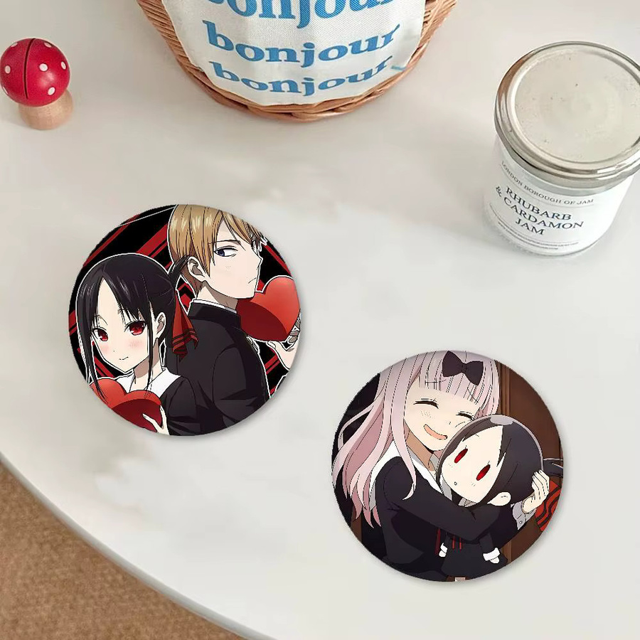 Brosche Kaguya-sama Love Is War, Weißblech, Anstecknadel - Bild 2
