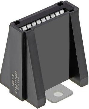 Molex Buchsengehäuse-Platine 2132741004 in Schwarz und Silber - Bild 1
