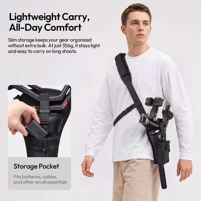 Ulanzi CB01 Kamera-Gimbal-Holster in Schwarz für DJI RS 3 Mini, DJI RS 3, DJI RS 4 Mini und DJI RS 4 Pro - Bild 4