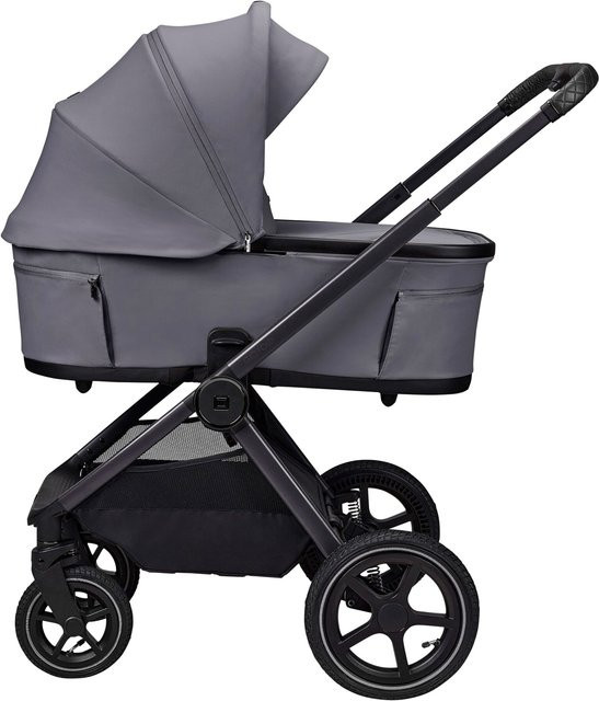 Moon Diamond Kombikinderwagen GIO FOLD Air in Grau mit Federung und Aluminiumgestell - Bild 1