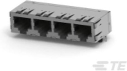 TE Connectivity High Performance Mod Jacks 5406281-3 in Grau - Bild 1