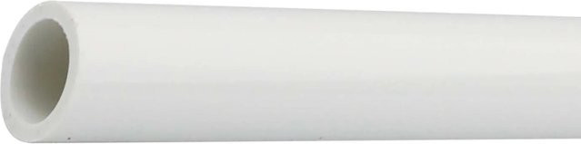 Arcansas Rundrohr aus PVC in Weiß, Durchmesser: 0,8 cm, Länge: 100 cm - Bild 1