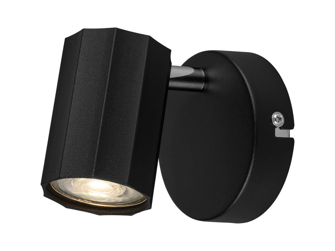 LIVARNO HOME Wand- und Deckenleuchte als neigbarer und schwenkbarer LED-Spot in Schwarz mit modernem Design und GU10-Fassung - Bild 4