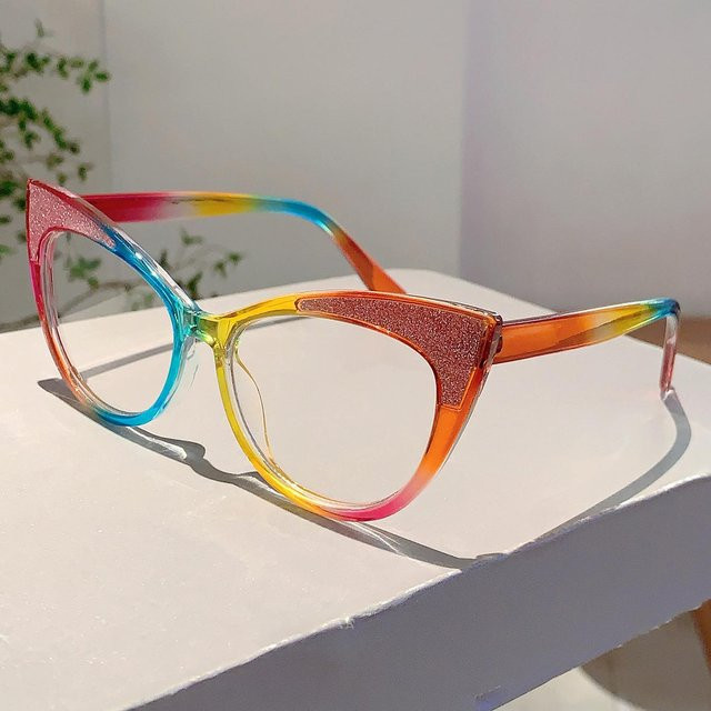 KAMMPT Brille Cat-Eye, Kunststoff, Vollrand, Multicolour, Damen - Bild 1