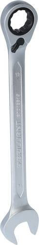 Brilliant Tools Ratschenringschlüssel aus Chrom-Vanadium in Silber, Schlüsselweite: 19 mm - Bild 1