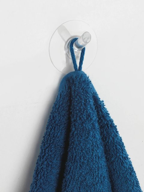 Wenko Static-Loc Wandhaken aus Kunststoff in Transparent, B/T/H: 5 x 2,5 x 5 cm - Bild 1