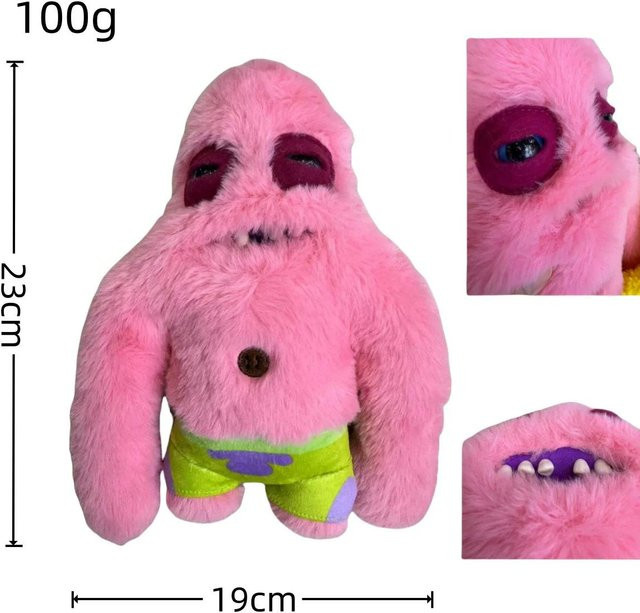 Fuggler Spongebob Schwammkopf Patrick Star Plüschtier Monster - Bild 1