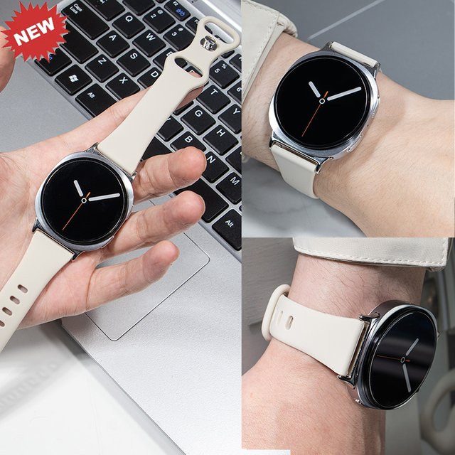 OAKCHARM Sportarmband Silikon, Weiß, Unisex - Bild 1