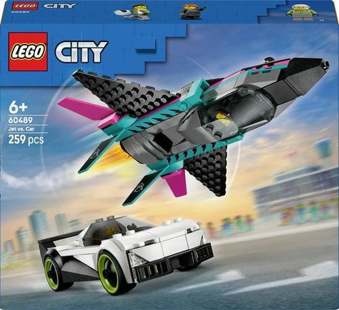 LEGO City Düsenflieger vs. Rennauto Spielset ab 6 Jahren