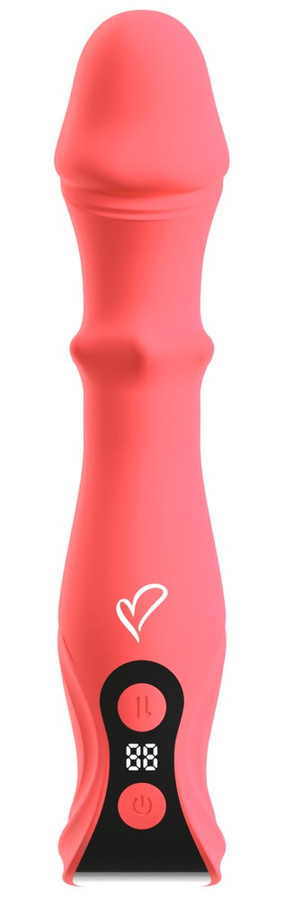Beau Coeur Vibrator ORYVIA in Pink mit Rotation und Slide Massagering - Bild 2