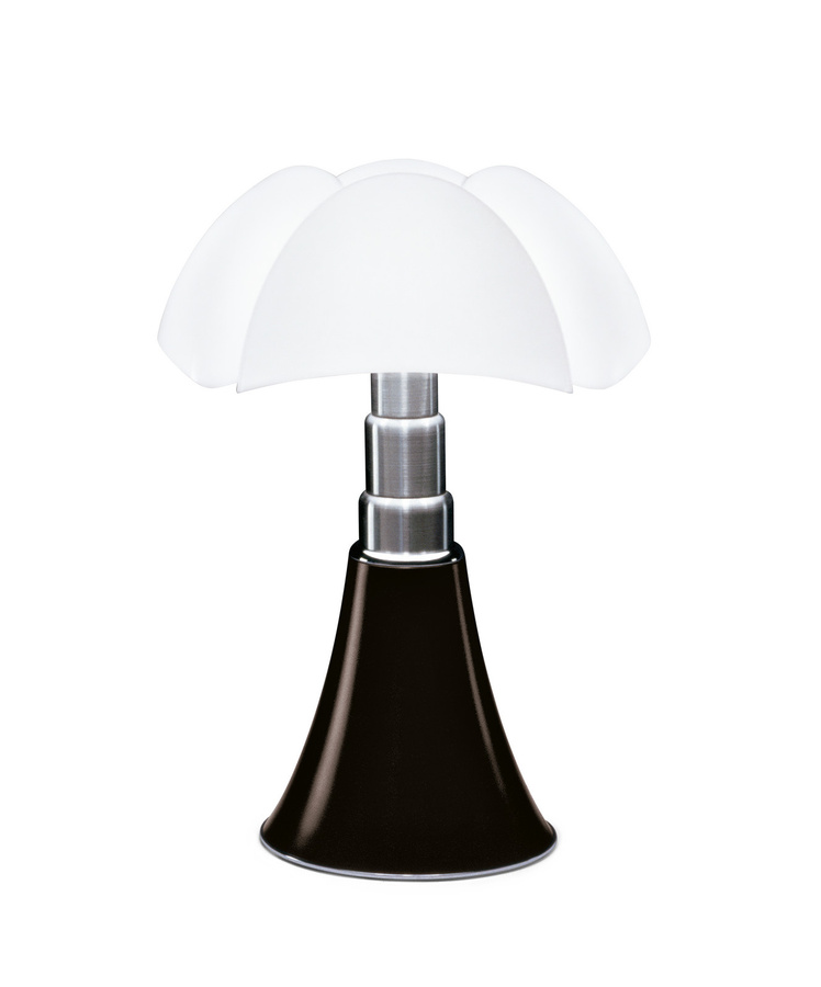 Martinelli Luce Pipistrello LED Tischleuchte in Schwarz oder Weiß mit höhenverstellbarem Design - Bild 2