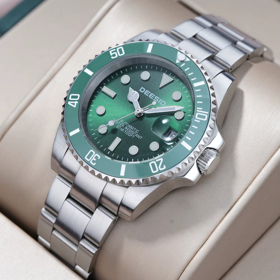 Deesio Armbanduhr Automatik, Edelstahl, Saphirglas, Herren - Bild 3