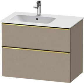 Duravit Waschtischunterschrank D-Neo in Beige, Wandhängend, B/T: 81 x 46,2 cm - Bild 1