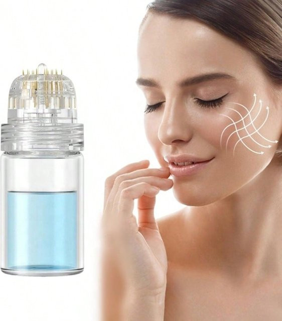 Buiti Microneedling-Flasche, 20 Titan-Nadeln, Glas, Unisex - Bild 1