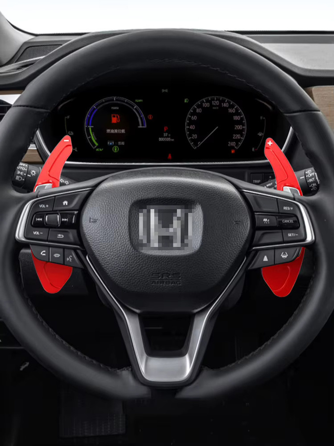 AULIGUS Aluminium Schaltwippen für Honda Civic Accord Spirior Odyssey in Silber und Grau - Bild 5