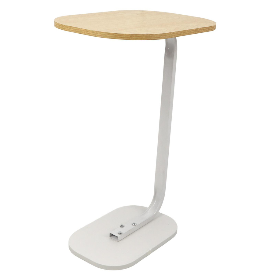 Aimo C-förmiger Beistelltisch mit ovaler Tischplatte aus Eisen im modernen Stil für dein Wohnzimmer - Bild 2