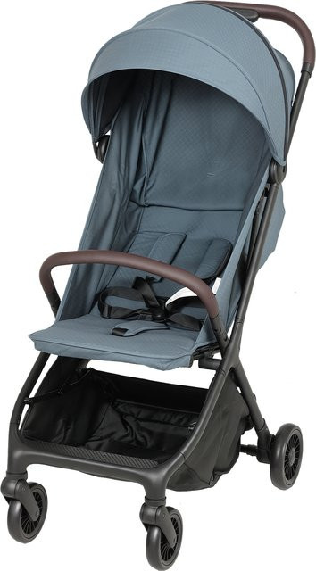 AIYAPLAY Leichter Kinderbuggy Dunkelblau mit gefederten Rädern und einhändiger Faltfunktion, max. Belastung 15 kg - Bild 1