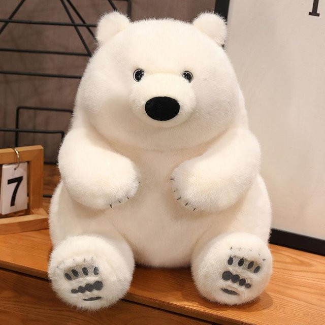 Kidsly Plüsch-Eisbär-Puppe, Stofftier, ab 3 Jahre - Bild 1