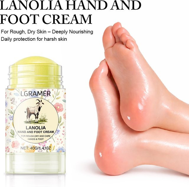 LGRAMER Lanolin Hand- und Fußcreme-Stick, 40g, Unisex - Bild 1