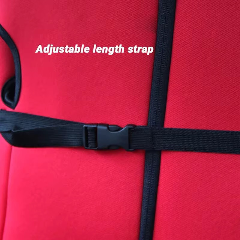 Verstellbarer Kopfbefestigungsgurt für Babys in Blau als Sicherheitskissen für Autositz und Kinderwagen - Bild 4