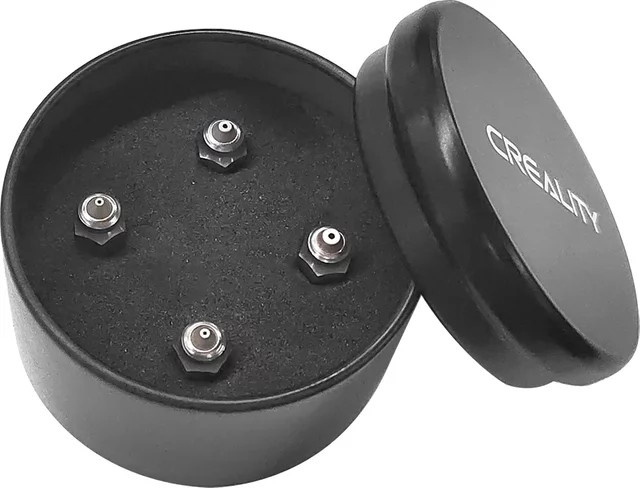 Creality High Flow Düsenset aus Bimetall in Silber für K1, K1 Max und Ender-3 V3 KE - Bild 1