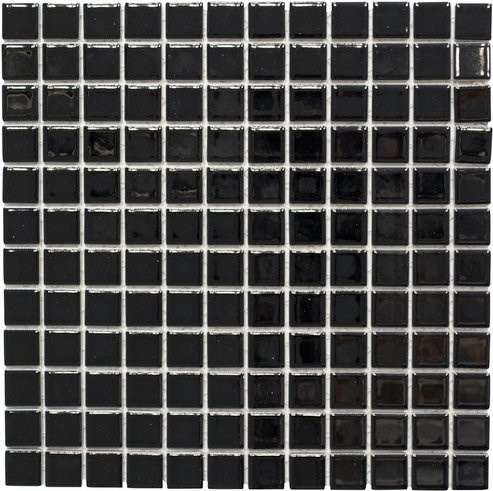 HuH Mosaikfliese Architecture aus Keramik in Schwarz als Wandbelag oder Bodenbelag, B/L: 29,8 x 29,8 cm - Bild 1