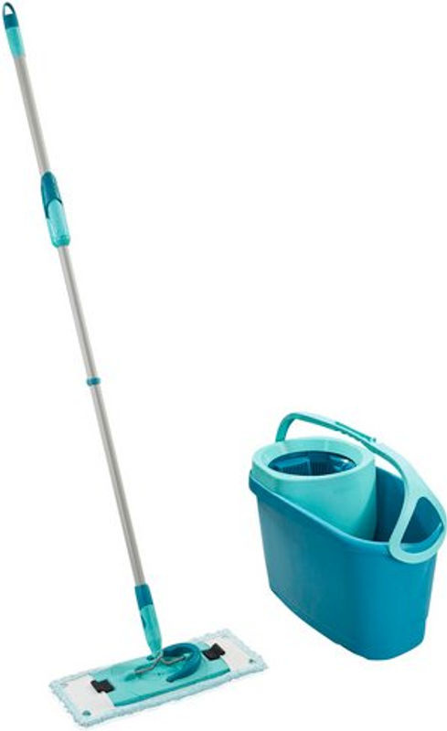 Leifheit Bodenwischer-Set Clean Twist M Ergo mit Eimer und Schleuder, Türkis, B/L: 27,5 x 47 cm, 6 l - Bild 2