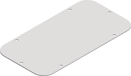 Schneider Electric Kabeldurchführung NSYTLC aus Stahl in Lichtgrau (RAL 7035) für eine maximale Plattenstärke von 1,5 mm - Bild 1