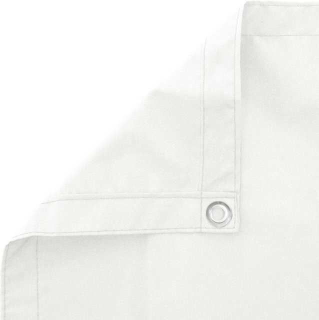vidaXL Balkon Sichtschutz aus Polyester mit PU-Beschichtung in Weiß, B: 200 cm, H: 200 cm - Bild 1