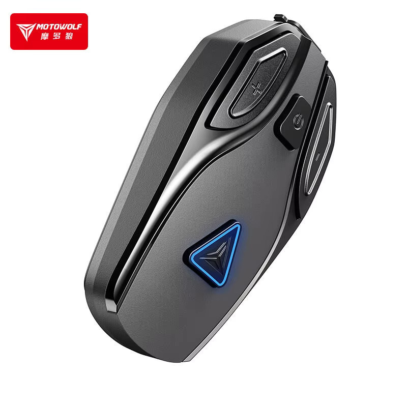 MOTOWOLF Bluetooth-Motorradhelm-Headset in Schwarz für Voll- und Halbschalenhelme - Bild 2