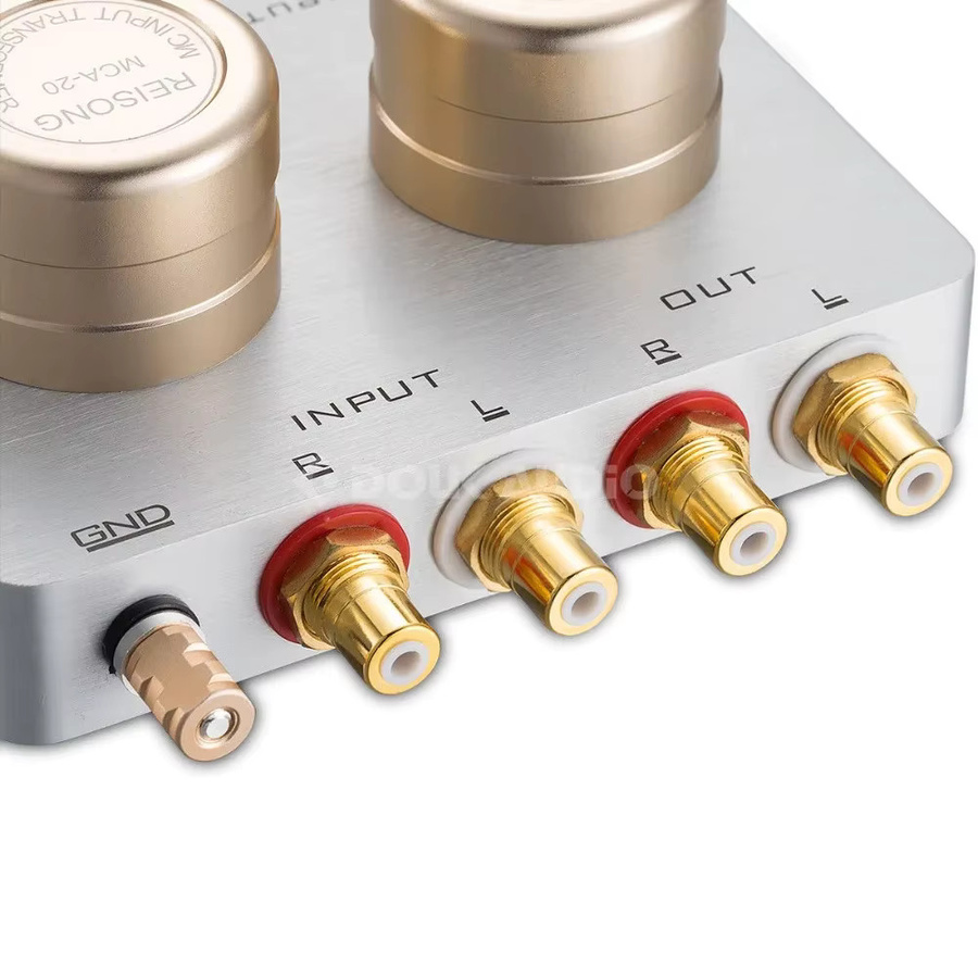 Douk Audio Step Up Transformator für MC Moving Coil Phono Patronen, passiver Phono-Preamp in Silber - Bild 2
