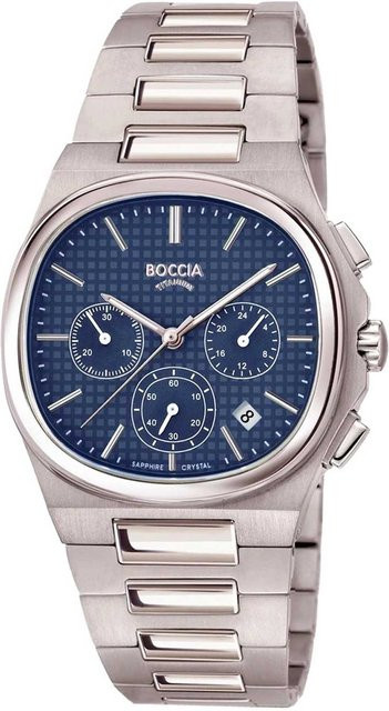 Boccia Chronograph, Titan, Quarz, 39 mm, Herren - Bild 1