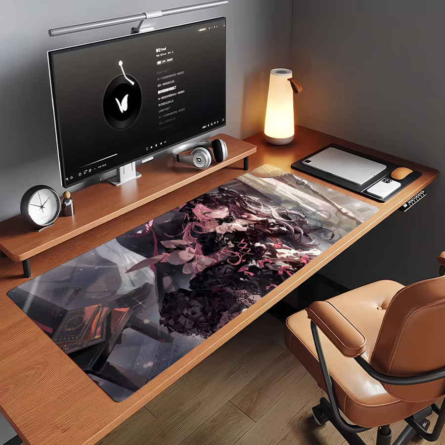 Vtuber H-Hinano T-Tachibana Mauspad in Multicolour, rutschfeste Gamer-Schreibtischunterlage für Laptop und Büro - Bild 2