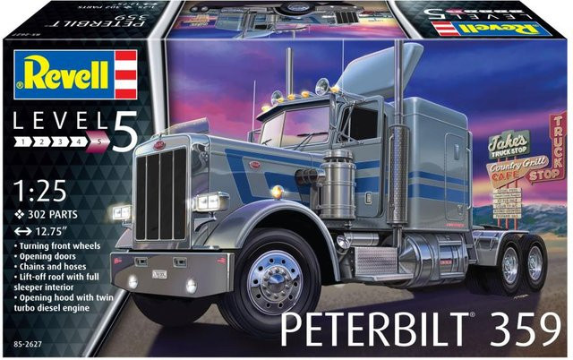 Revell Peterbilt 359, Fahrzeug, 1:25 - Bild 3