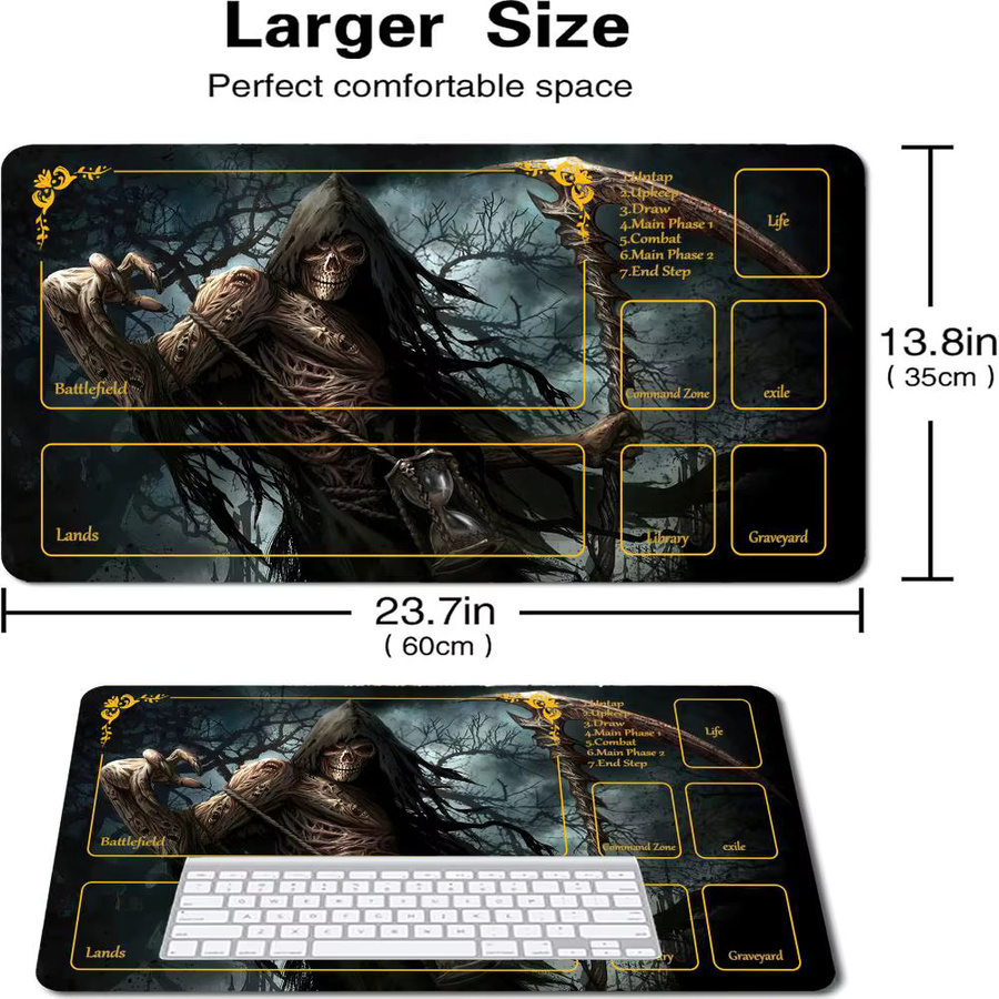Mairuige Totenkopf-Bild, Spielmatte, Magic: The Gathering, Zubehör - Bild 4