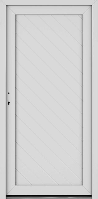 Roro Nebeneingangstür OKE 1153 aus Kunststoff in Weiß, B: 98 cm, H: 198 cm, DIN L - Bild 1