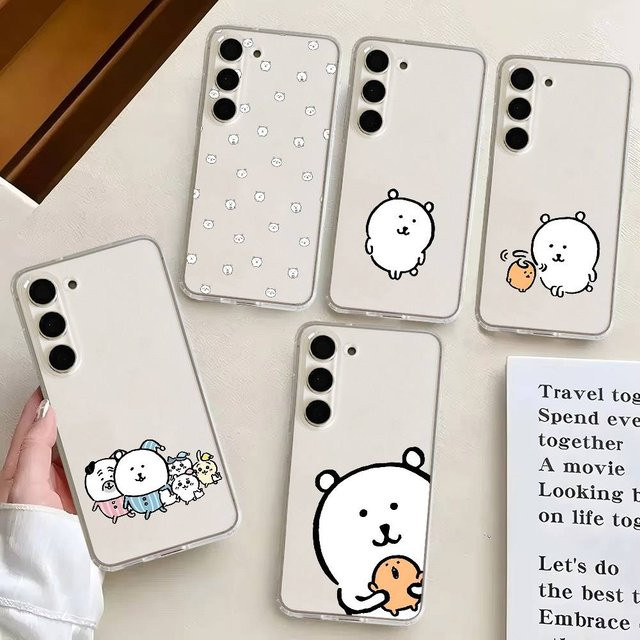 J-Joke Bear Handyhülle für Samsung Galaxy S21 S22 S23 S24 S25 Ultra FE Plus 5G A52S Transparent - Bild 1