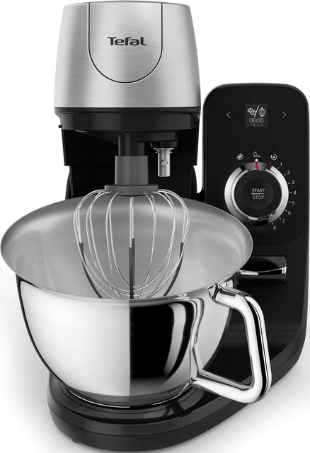 Tefal Küchenmaschine QB900838 in Silber mit Edelstahl und App-Steuerung - Bild 1