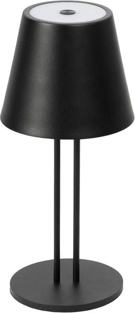 Lindby LED Janea Tischleuchte aus Metall in Schwarz, dimmbar und spritzwassergeschützt (IP54) - Bild 1