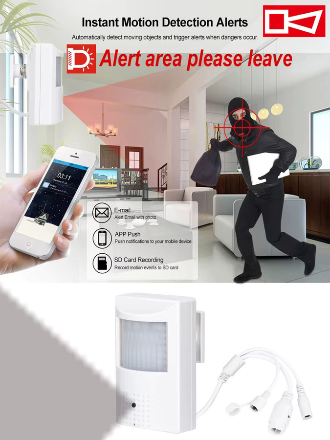 Tuya Mini WiFi IP Kamera 6MP mit PIR Sensor und integriertem Audio in Weiß - Bild 3